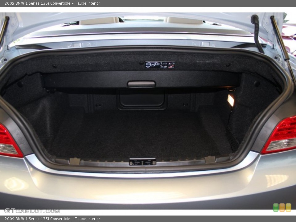 Taupe Interior Trunk for the 2009 BMW 1 Series 135i Convertible #55469486
