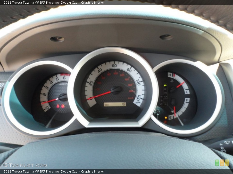 Graphite Interior Gauges for the 2012 Toyota Tacoma V6 SR5 Prerunner Double Cab #55470119