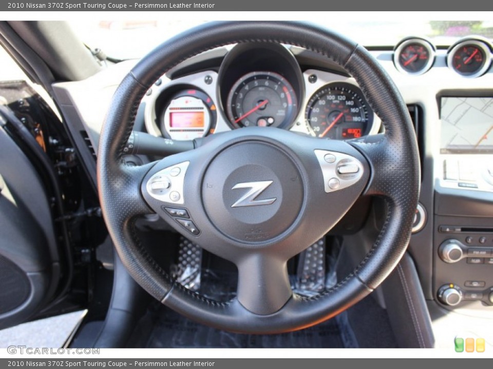 Persimmon Leather Interior Steering Wheel for the 2010 Nissan 370Z Sport Touring Coupe #55471457