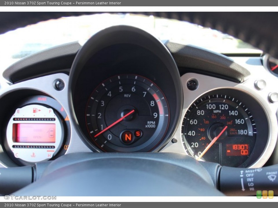 Persimmon Leather Interior Gauges for the 2010 Nissan 370Z Sport Touring Coupe #55471484