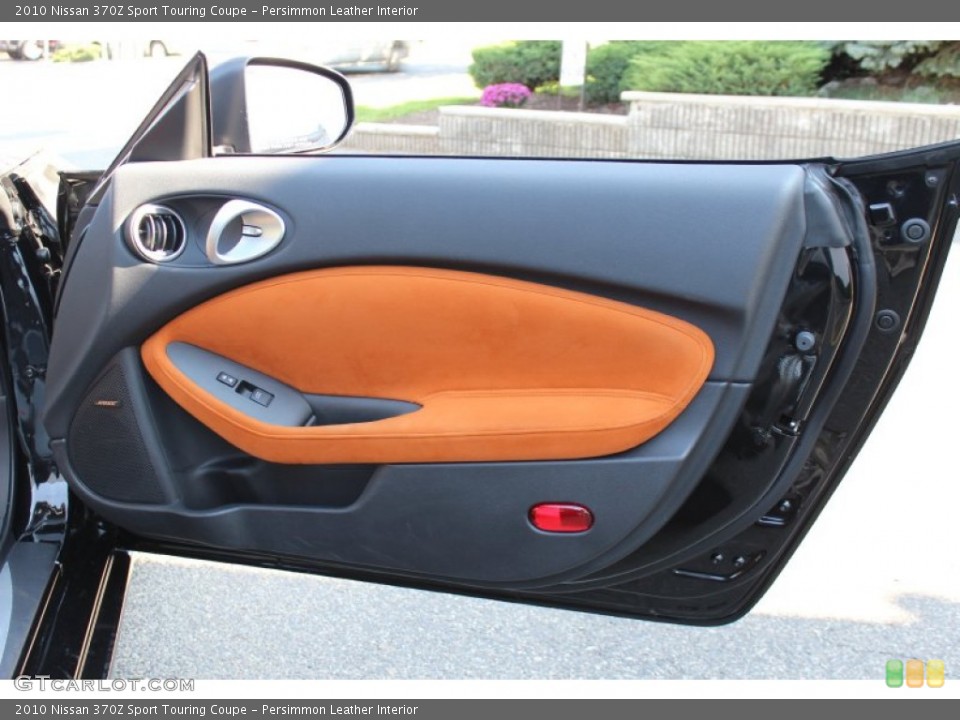 Persimmon Leather Interior Door Panel for the 2010 Nissan 370Z Sport Touring Coupe #55471538