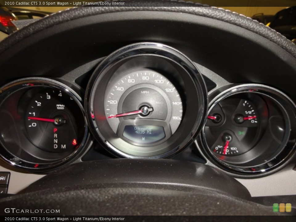 Light Titanium/Ebony Interior Gauges for the 2010 Cadillac CTS 3.0 Sport Wagon #55472546
