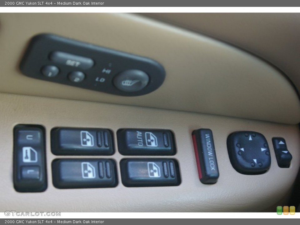 Medium Dark Oak Interior Controls for the 2000 GMC Yukon SLT 4x4 #55473410