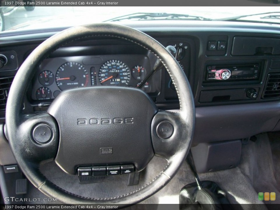 Gray Interior Steering Wheel for the 1997 Dodge Ram 2500 Laramie Extended Cab 4x4 #55473629