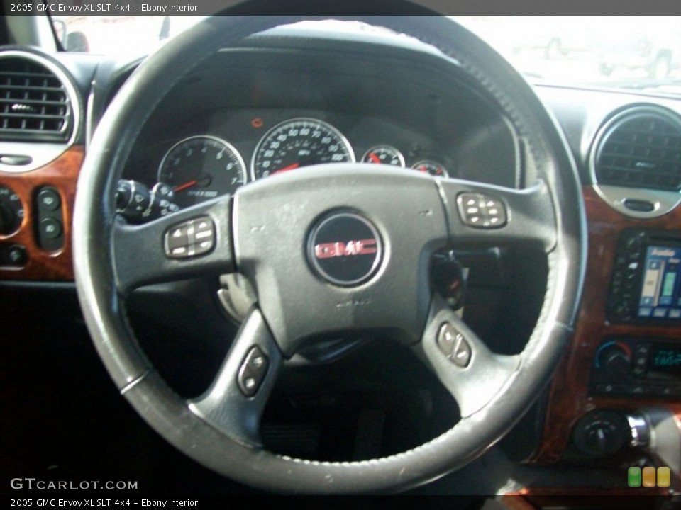 Ebony Interior Steering Wheel for the 2005 GMC Envoy XL SLT 4x4 #55474037