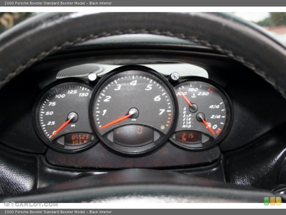 Black Interior Gauges for the 2000 Porsche Boxster  #55474388