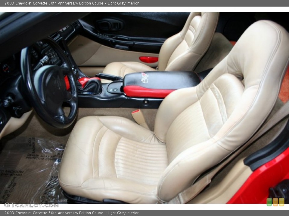 Light Gray Interior Photo for the 2003 Chevrolet Corvette 50th Anniversary Edition Coupe #55475873