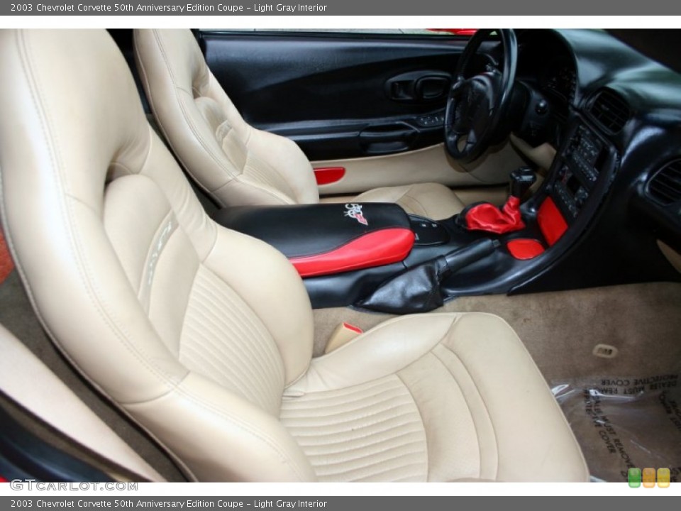 Light Gray Interior Photo for the 2003 Chevrolet Corvette 50th Anniversary Edition Coupe #55475882