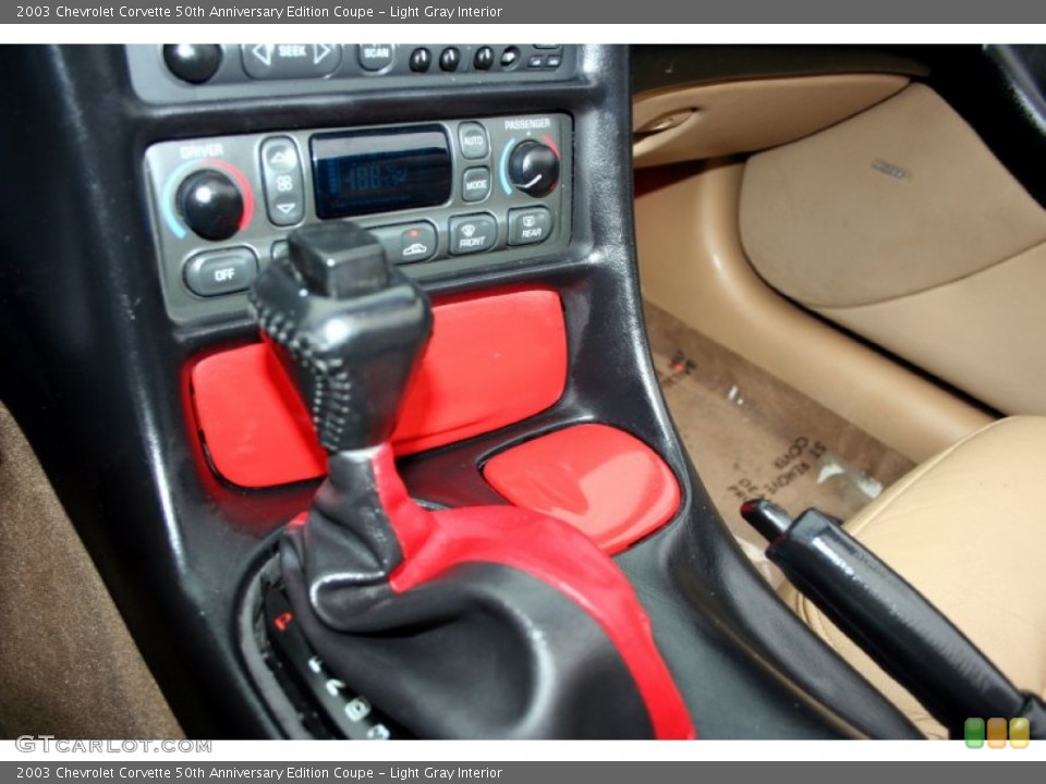 Light Gray Interior Transmission for the 2003 Chevrolet Corvette 50th Anniversary Edition Coupe #55476077