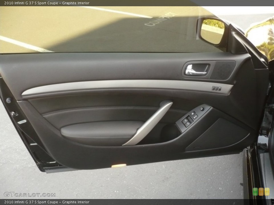 Graphite Interior Door Panel for the 2010 Infiniti G 37 S Sport Coupe #55476140