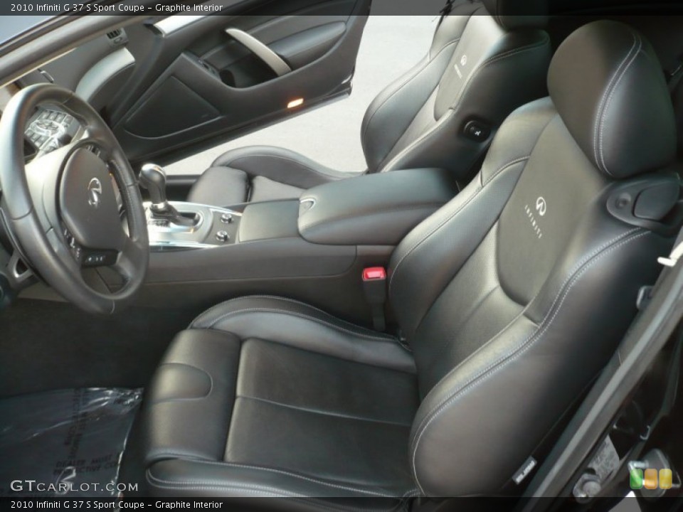 Graphite Interior Photo for the 2010 Infiniti G 37 S Sport Coupe #55476149