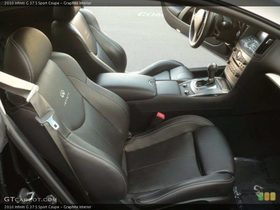 Graphite Interior Photo for the 2010 Infiniti G 37 S Sport Coupe #55476185
