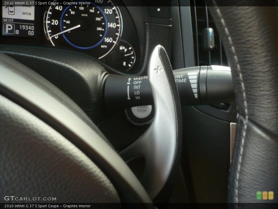 Graphite Interior Controls for the 2010 Infiniti G 37 S Sport Coupe #55476250