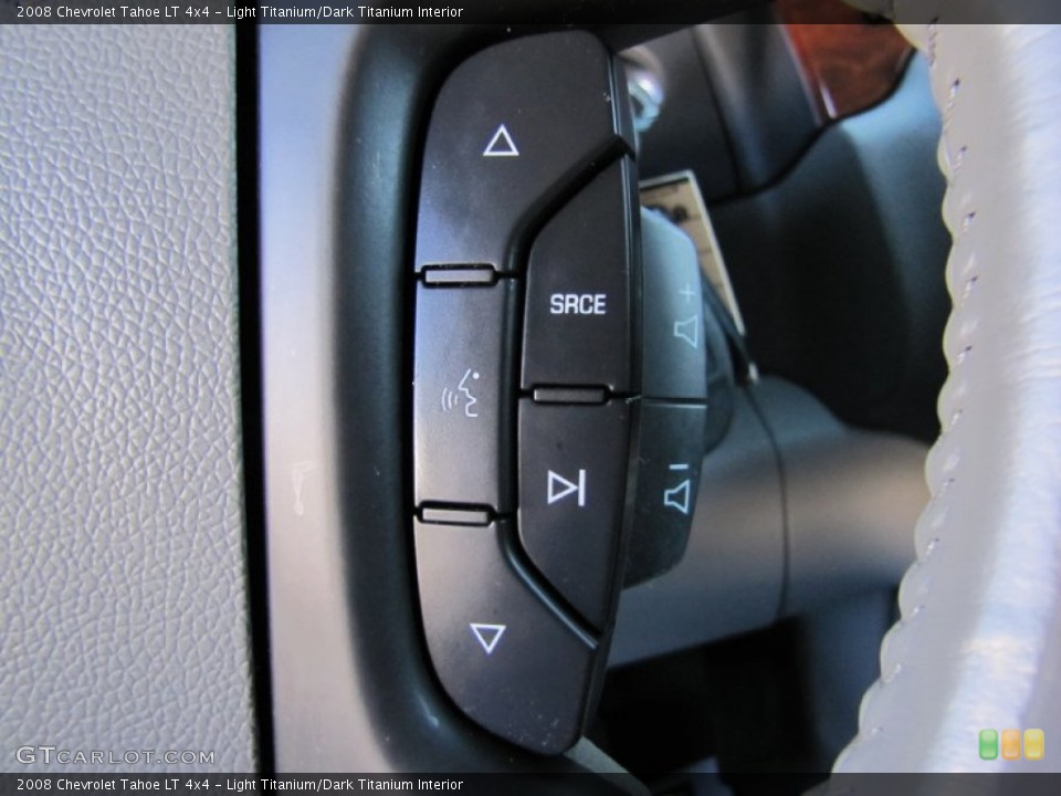 Light Titanium/Dark Titanium Interior Controls for the 2008 Chevrolet Tahoe LT 4x4 #55476664