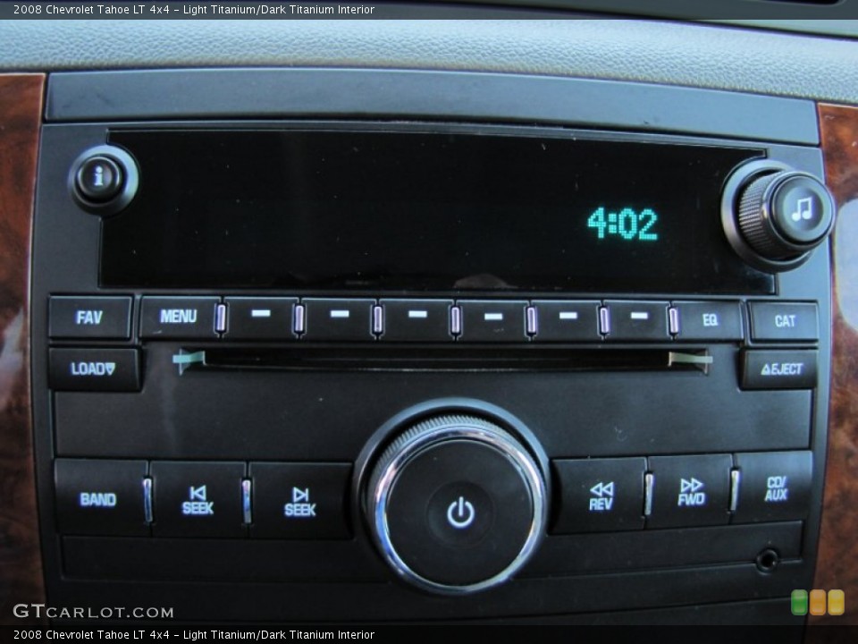 Light Titanium/Dark Titanium Interior Audio System for the 2008 Chevrolet Tahoe LT 4x4 #55476728