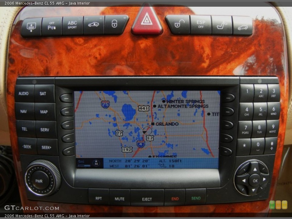 Java Interior Navigation for the 2006 Mercedes-Benz CL 55 AMG #55476740