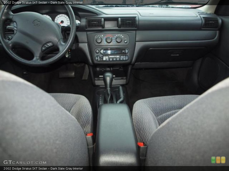 Dark Slate Gray Interior Dashboard for the 2002 Dodge Stratus SXT Sedan #55478108
