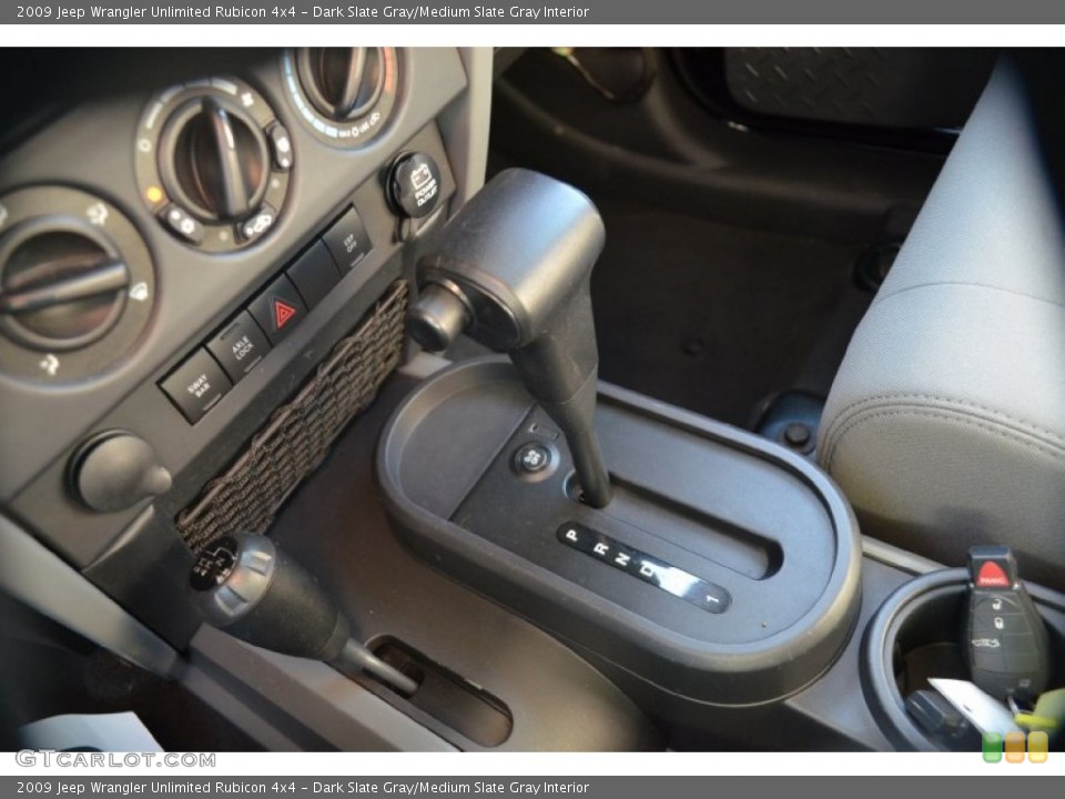 Dark Slate Gray/Medium Slate Gray Interior Transmission for the 2009 Jeep Wrangler Unlimited Rubicon 4x4 #55480655