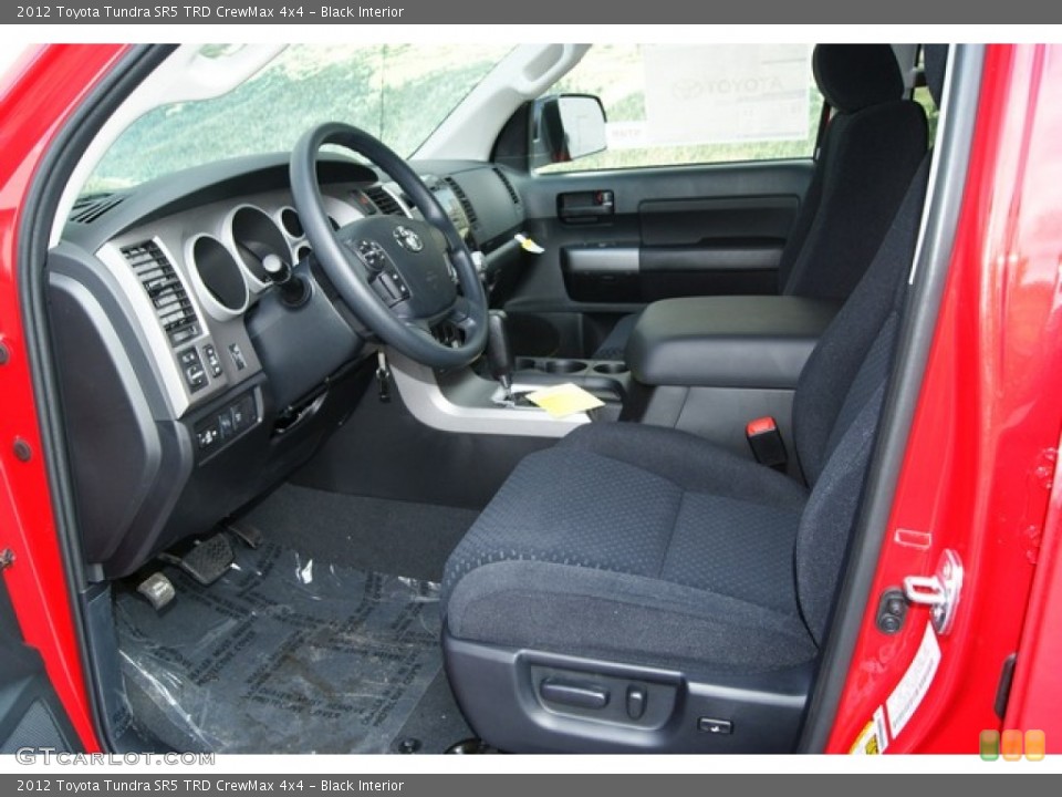 Black Interior Photo for the 2012 Toyota Tundra SR5 TRD CrewMax 4x4 #55483640