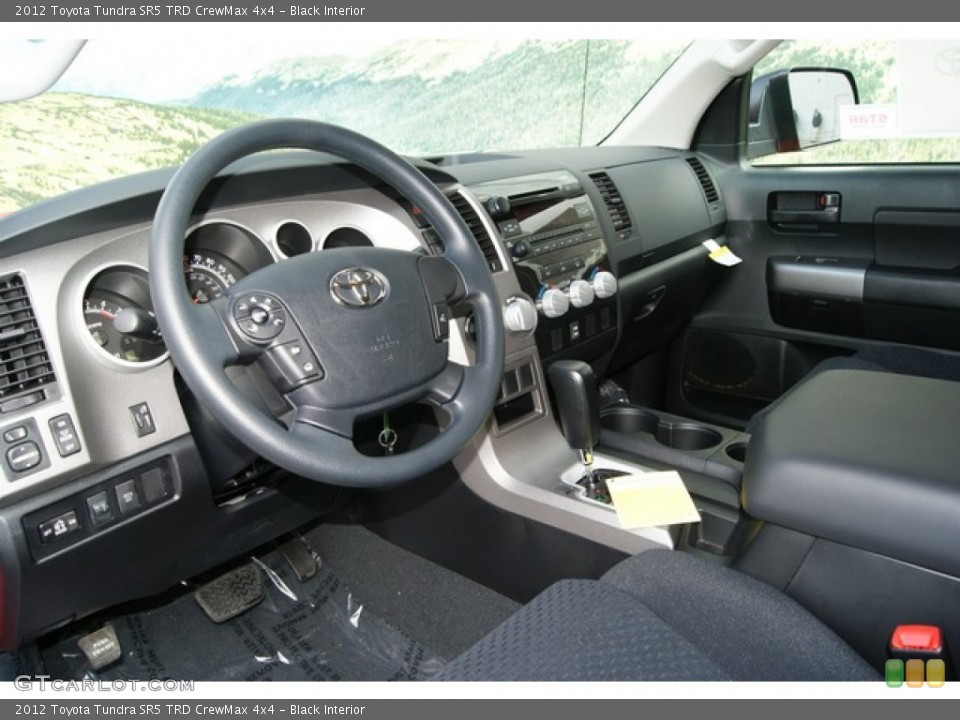 Black Interior Photo for the 2012 Toyota Tundra SR5 TRD CrewMax 4x4 #55483649