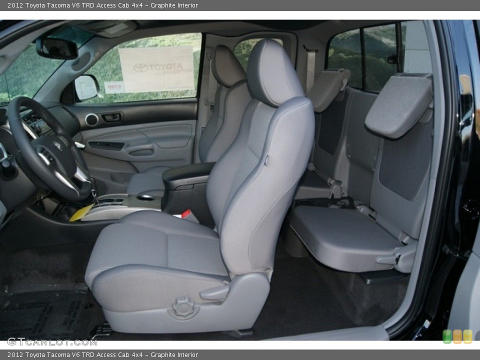 Graphite Interior Photo for the 2012 Toyota Tacoma V6 TRD Access Cab 4x4 #55483964