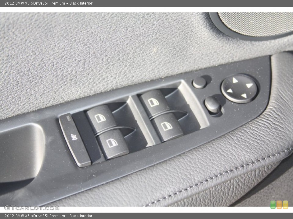 Black Interior Controls for the 2012 BMW X5 xDrive35i Premium #55484024
