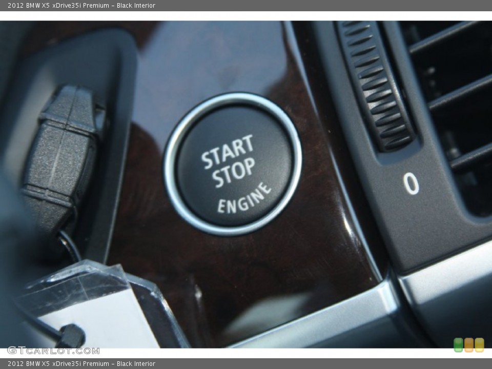 Black Interior Controls for the 2012 BMW X5 xDrive35i Premium #55484087