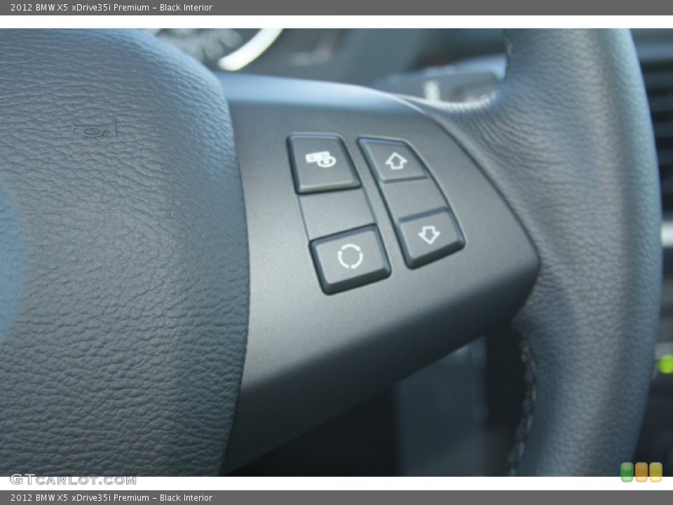Black Interior Controls for the 2012 BMW X5 xDrive35i Premium #55484096