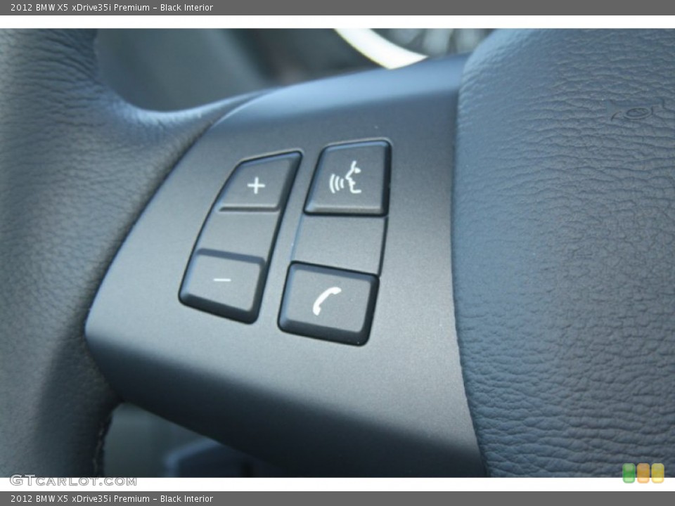 Black Interior Controls for the 2012 BMW X5 xDrive35i Premium #55484102