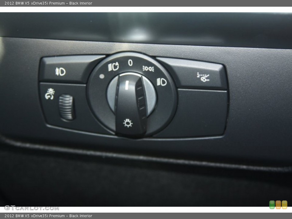 Black Interior Controls for the 2012 BMW X5 xDrive35i Premium #55484112