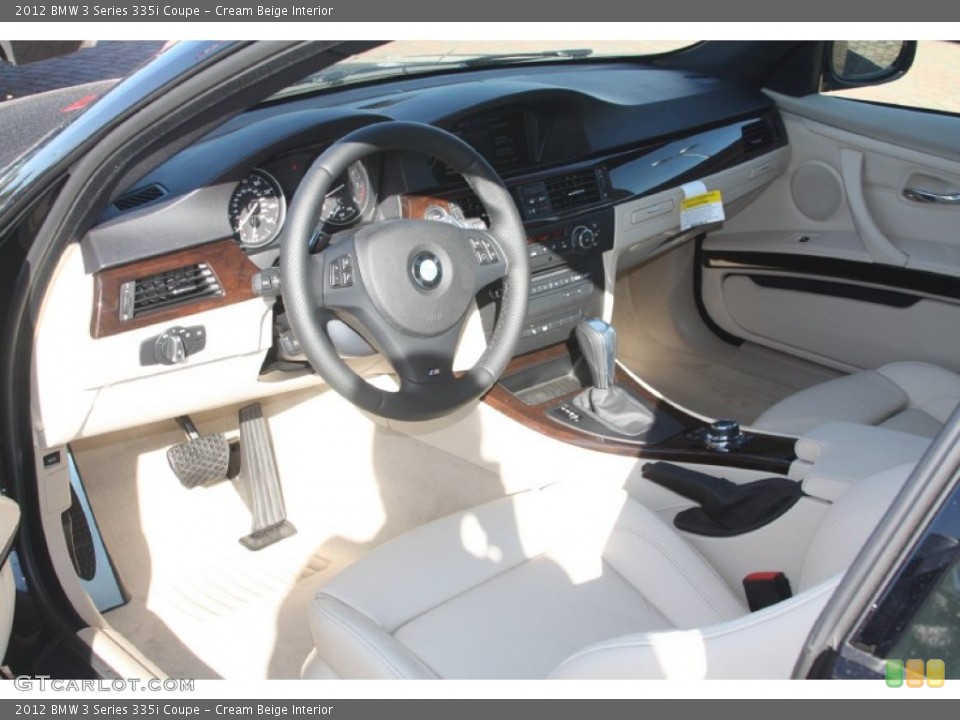 Cream Beige Interior Photo for the 2012 BMW 3 Series 335i Coupe #55484432