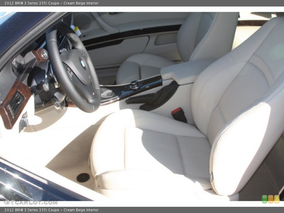 Cream Beige Interior Photo for the 2012 BMW 3 Series 335i Coupe #55484439