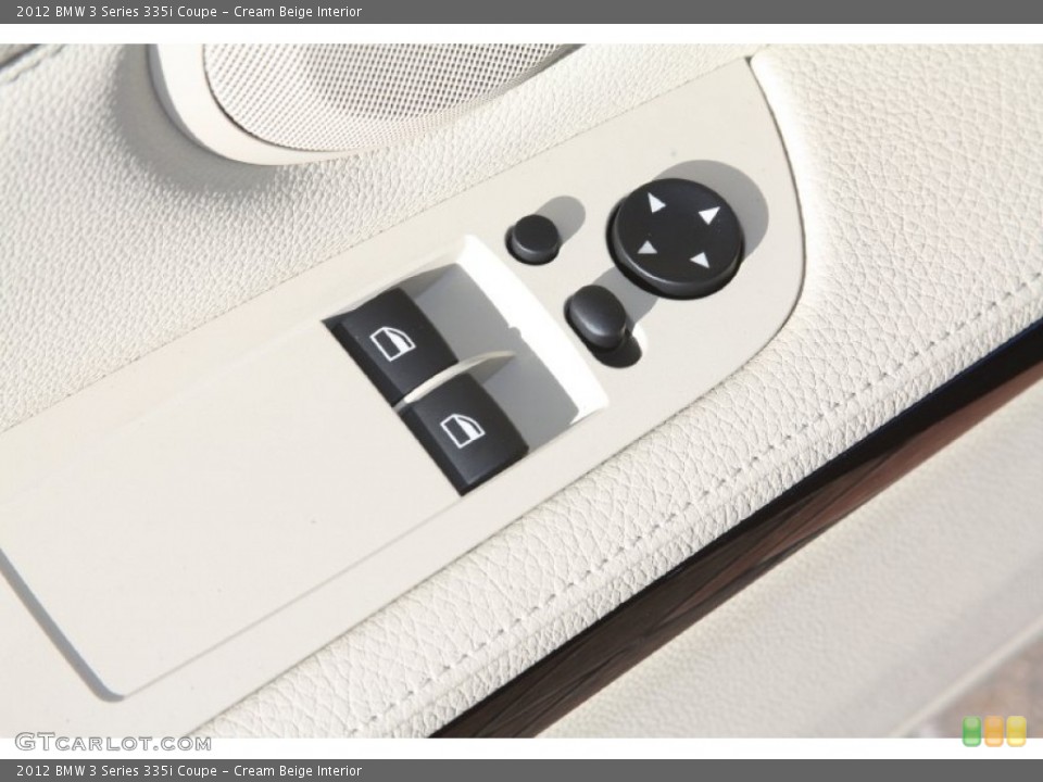 Cream Beige Interior Controls for the 2012 BMW 3 Series 335i Coupe #55484462