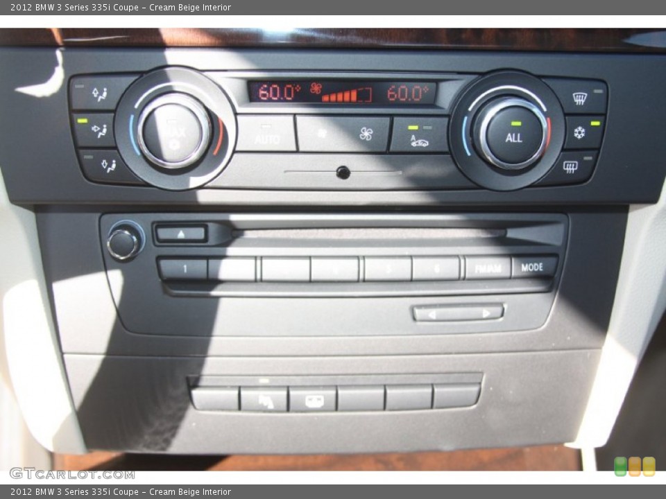Cream Beige Interior Controls for the 2012 BMW 3 Series 335i Coupe #55484474