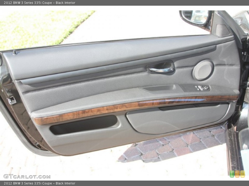 Black Interior Door Panel for the 2012 BMW 3 Series 335i Coupe #55484570