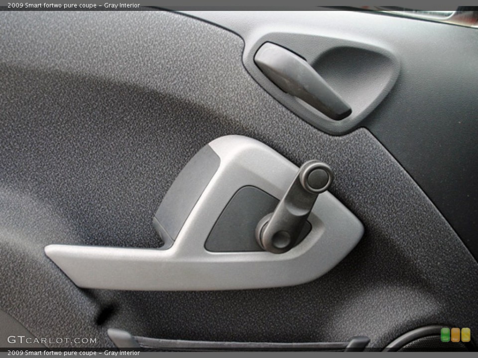 Gray Interior Door Panel for the 2009 Smart fortwo pure coupe #55486124