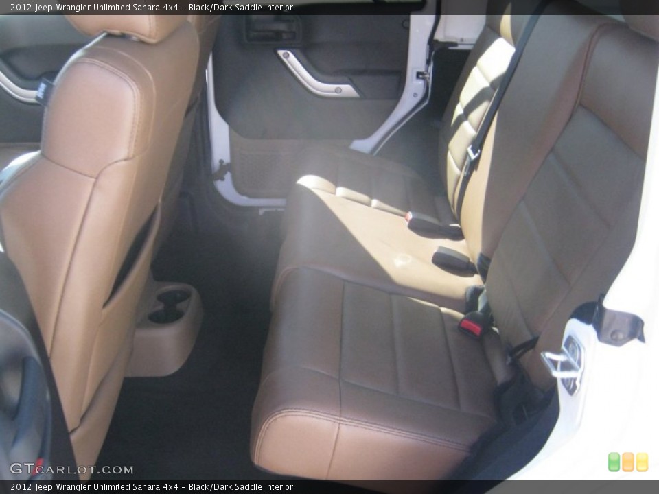 Black/Dark Saddle Interior Photo for the 2012 Jeep Wrangler Unlimited Sahara 4x4 #55486247