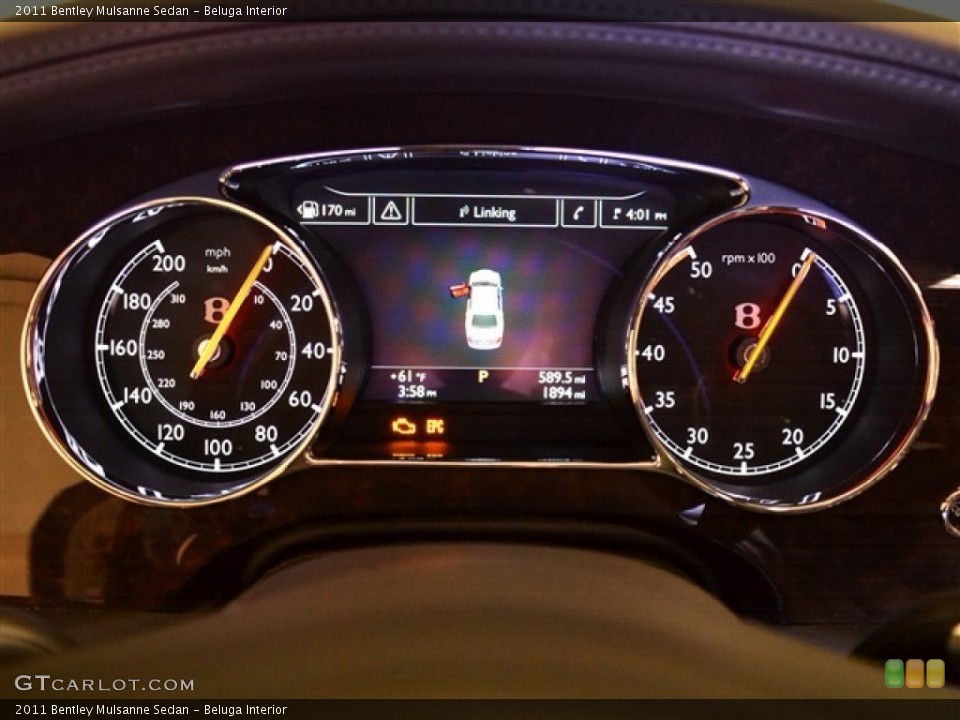 Beluga Interior Gauges for the 2011 Bentley Mulsanne Sedan #55486256