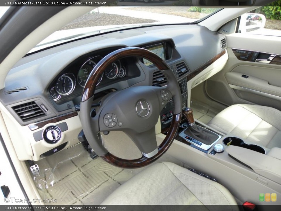 Almond Beige Interior Photo for the 2010 Mercedes-Benz E 550 Coupe #55486904