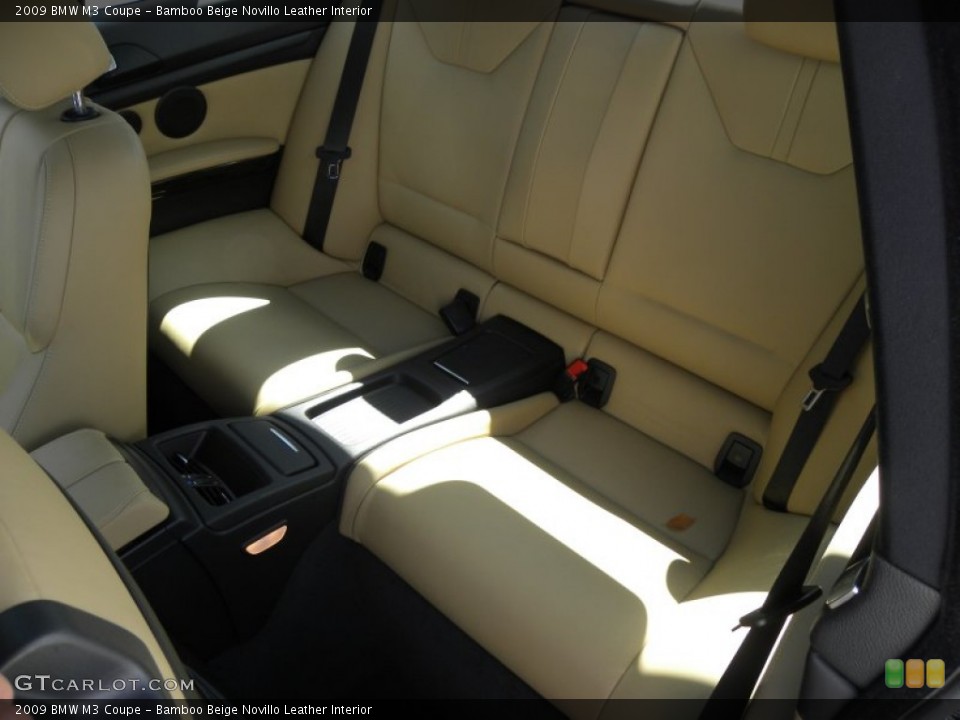 Bamboo Beige Novillo Leather 2009 BMW M3 Interiors