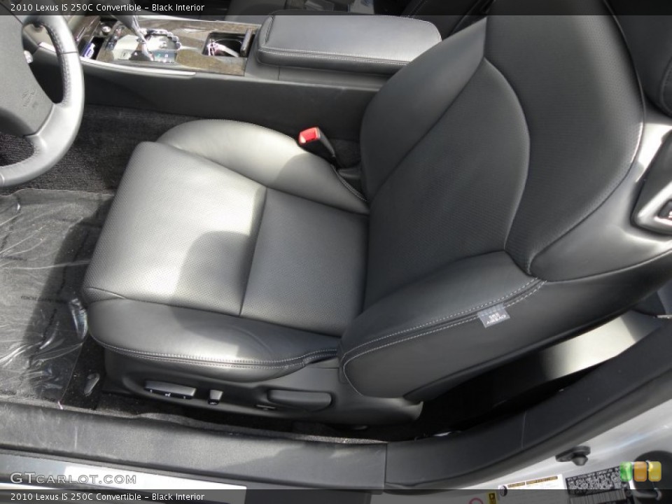 Black Interior Photo for the 2010 Lexus IS 250C Convertible #55487105