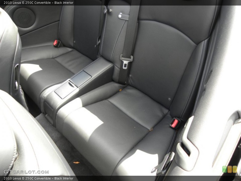 Black Interior Photo for the 2010 Lexus IS 250C Convertible #55487108