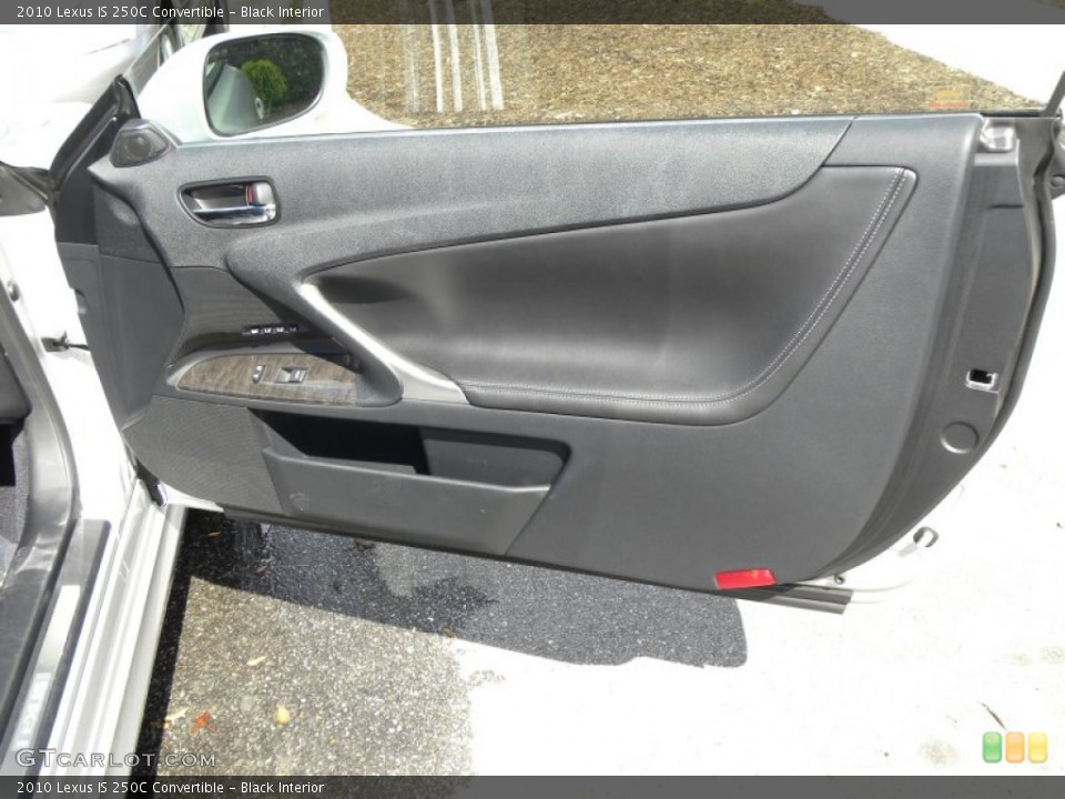 Black Interior Door Panel for the 2010 Lexus IS 250C Convertible #55487117