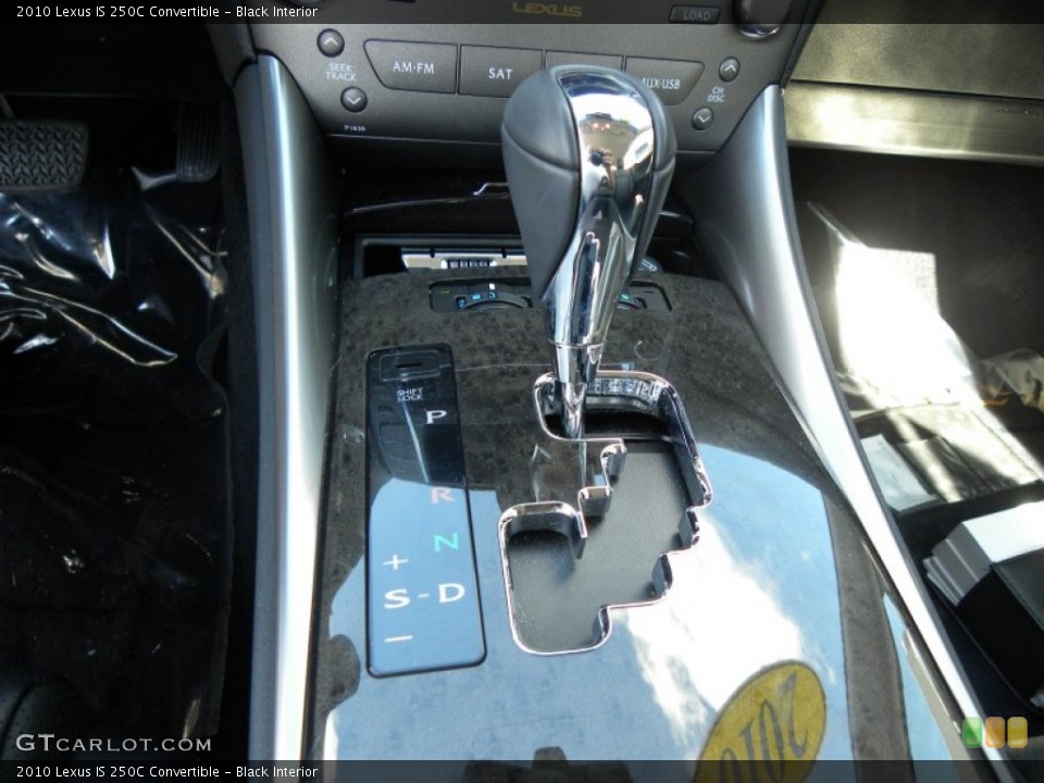 Black Interior Transmission for the 2010 Lexus IS 250C Convertible #55487141