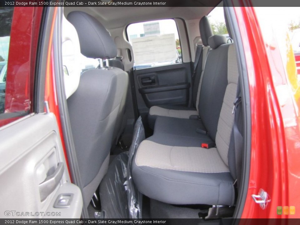 Dark Slate Gray/Medium Graystone Interior Photo for the 2012 Dodge Ram 1500 Express Quad Cab #55488647