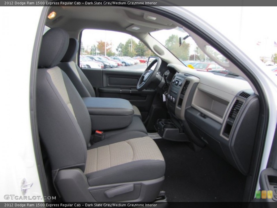 Dark Slate Gray/Medium Graystone Interior Photo for the 2012 Dodge Ram 1500 Express Regular Cab #55488762