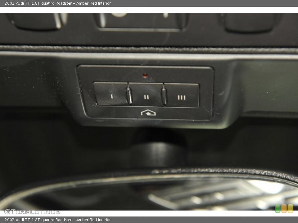 Amber Red Interior Controls for the 2002 Audi TT 1.8T quattro Roadster #55489007