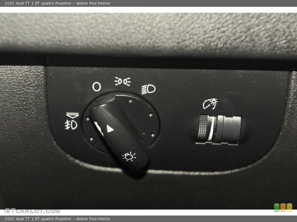 Amber Red Interior Controls for the 2002 Audi TT 1.8T quattro Roadster #55489148