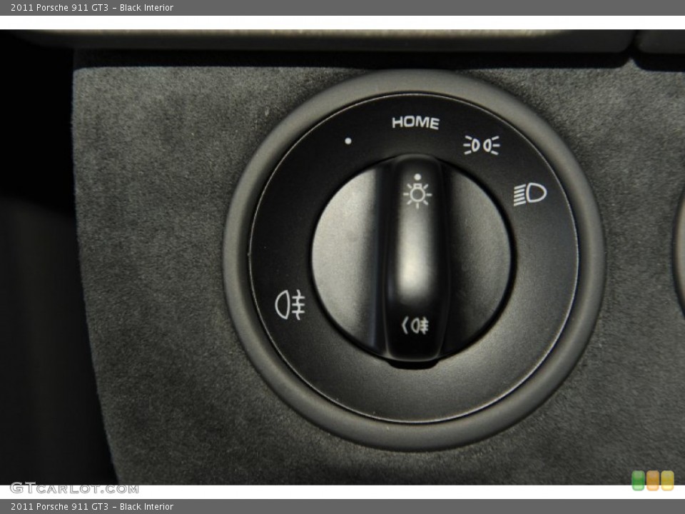 Black Interior Controls for the 2011 Porsche 911 GT3 #55489569