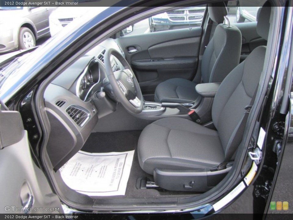 Black Interior Photo for the 2012 Dodge Avenger SXT #55489715